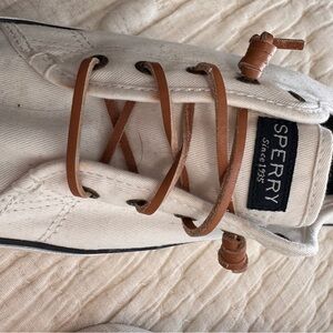 Sperry Off-White Canvas Shoes